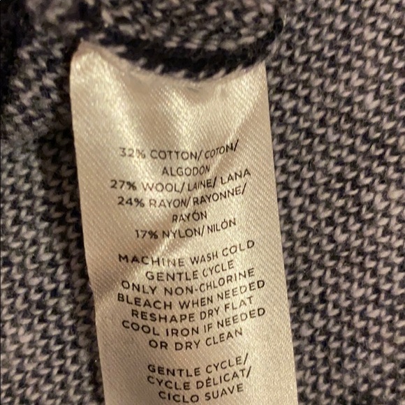 Ann Taylor Navy and Light Blue Sweater - Picture 5 of 6